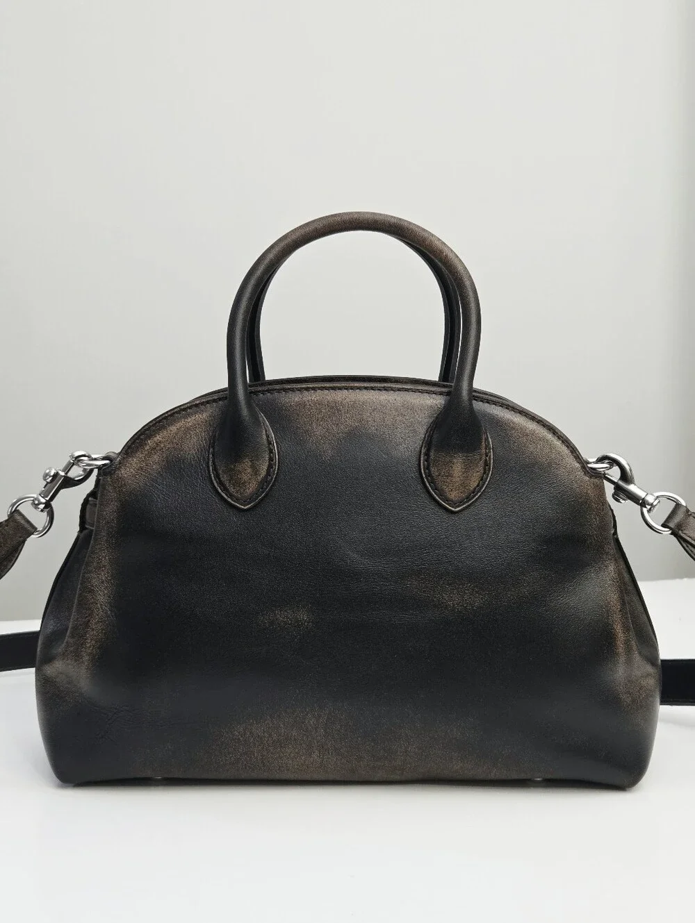 COACH SOFT EMPIRE CARRYALL BAG 28 IN LOVED LEATHER - Picture 11 of 14